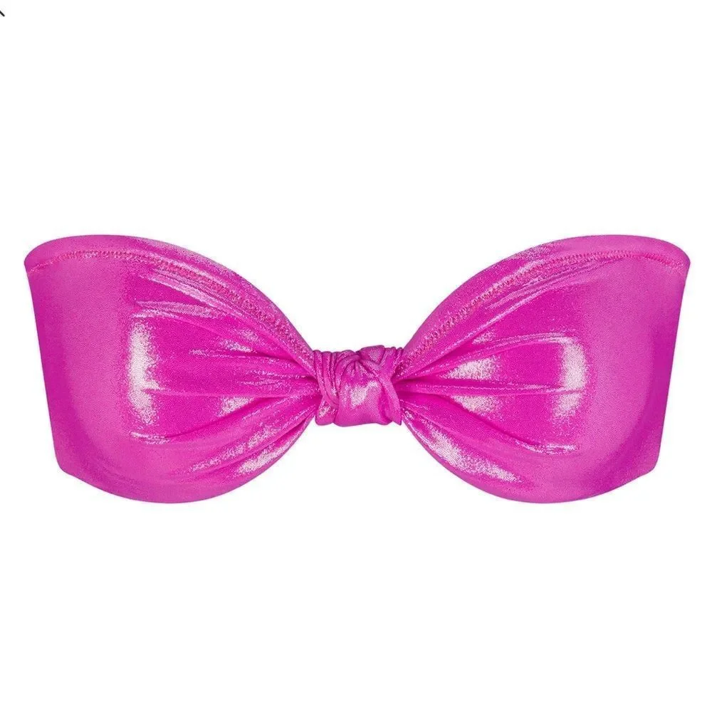 SKIMS liquid shine bandeau Lollipop‎ Color Medium NWT in packaging